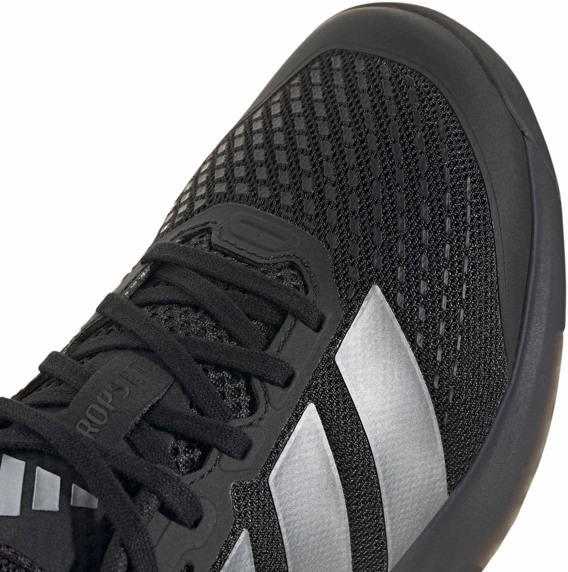 adidas Women's Dropset 4 Power Training Shoes - Core Black/Iron Metallic - View 7