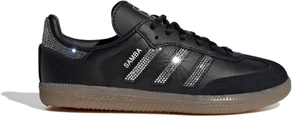 adidas Kids' Preschool Samba OG Shoes - Black/Black/Silver Metallic - View 1