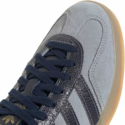 adidas Men's Gazelle Indoor Shoes - Vint Slvr/Indg - View 7
