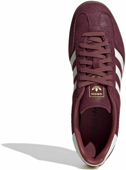 adidas Men's Gazelle Indoor Shoes - Oil Maroon/Wht - View 2