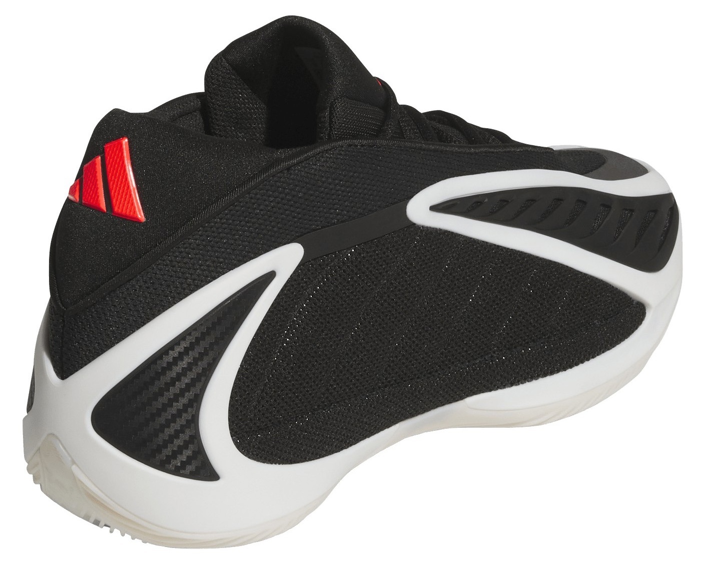 adidas Anthony Edwards 2 'Core Black' Basketball Shoes - Black/Red/Orange - View 6
