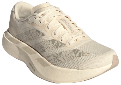 adidas Women's Adizero EVO SL Running Shoes - Wonder White/Wonder Taupe - View 5