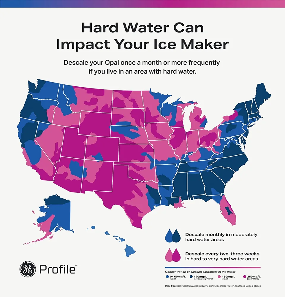 Hard water map