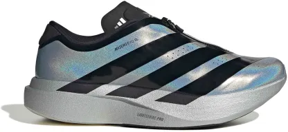 adidas Men's Adizero EVO SL Zip Running Shoes - Silver Mtllc/Black/Halo Silver - View 1