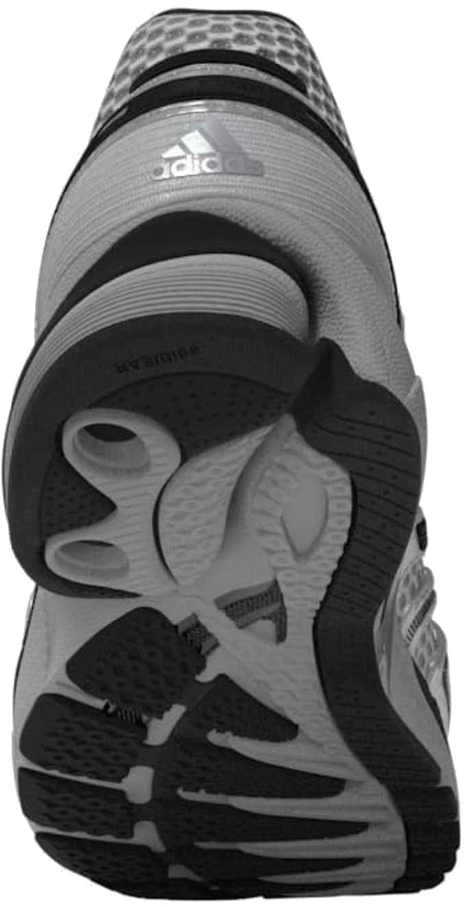 adidas Men's Adistar Control 5 Shoes - Grey Two/Core Black/Silver Met - View 9