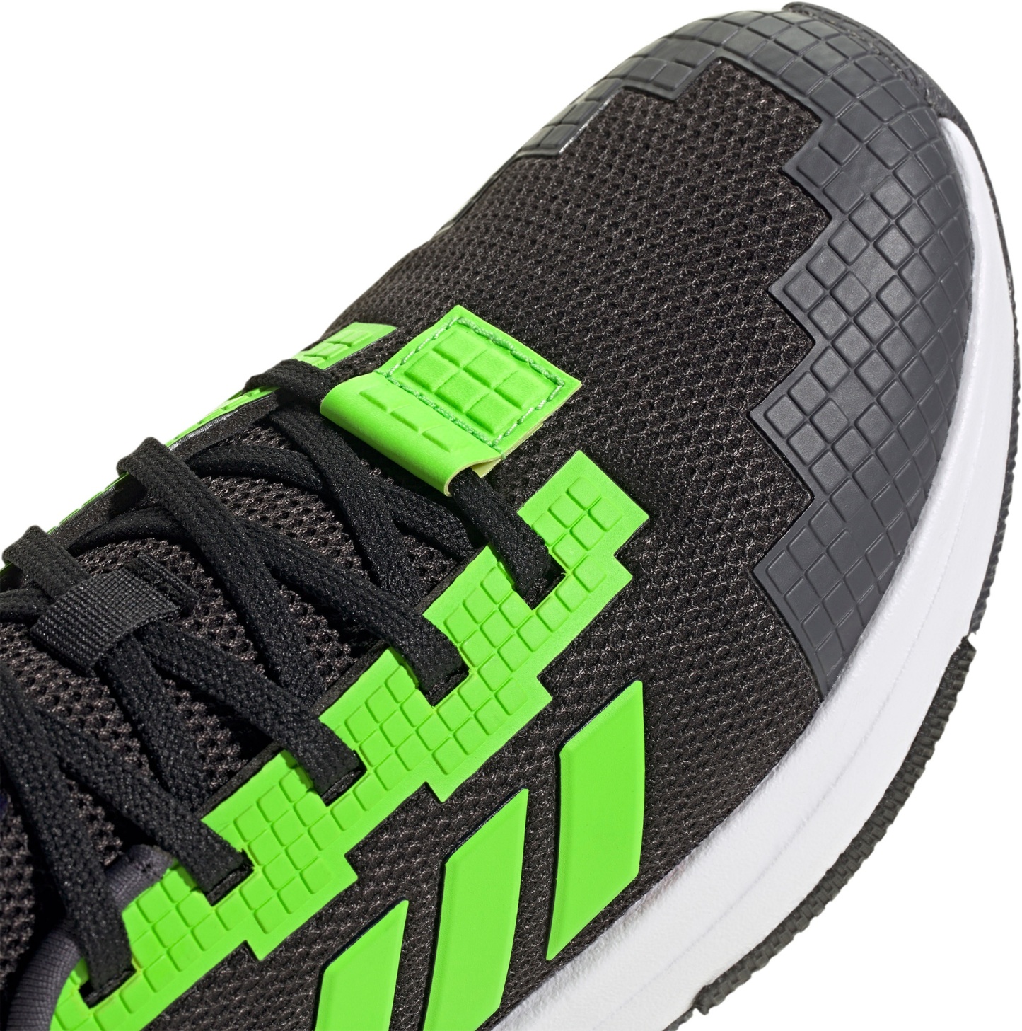 adidas Kids' Grade School Minecraft Pro Shoes - Black/White - View 7