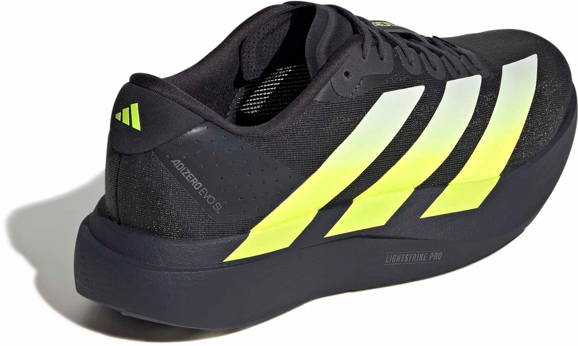 adidas Men's Adizero EVO SL EXO Running Shoes - Night Grey/Solar Yellow/Grey - View 7