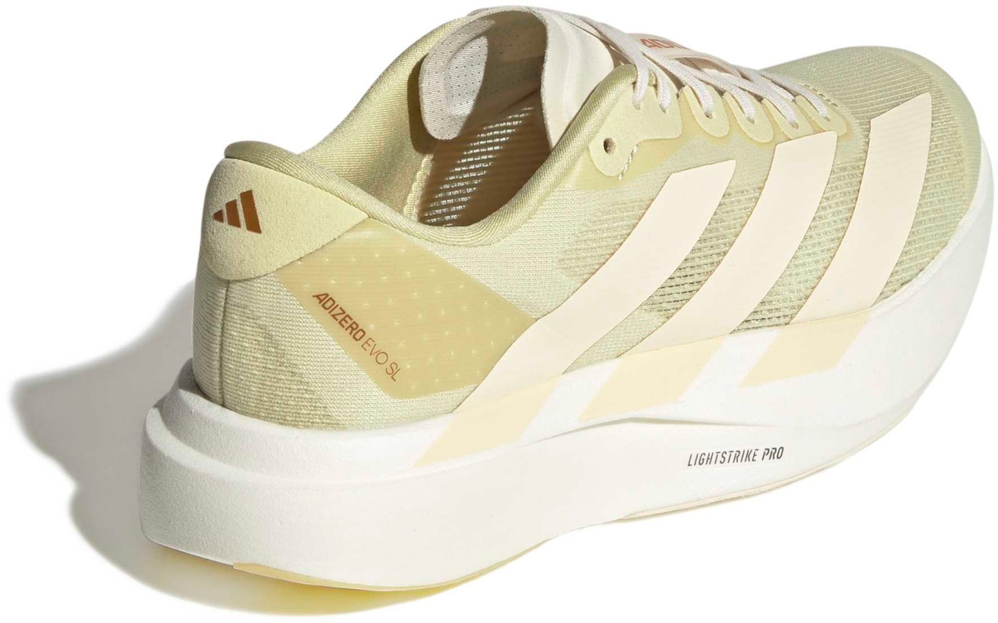 adidas Women's Adizero EVO SL Running Shoes - Dynamic Yellow/White - View 6