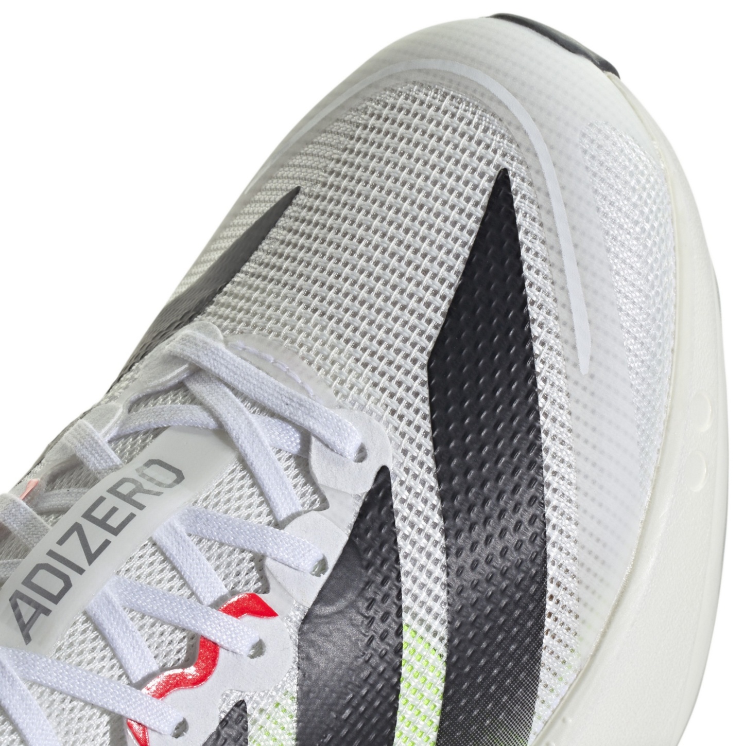 adidas Women's Adizero Boston 13 Running Shoes - White/Black/Red - View 7