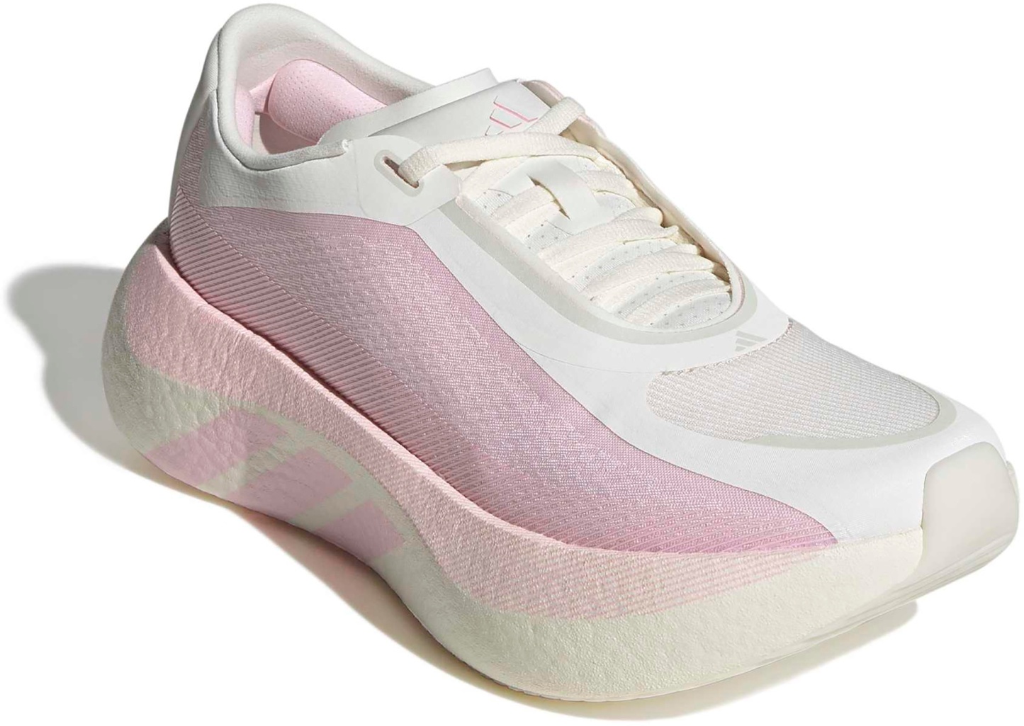 adidas Women's Hyperboost Edge Running Shoes - White/Pink - View 6
