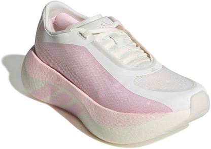 adidas Women's Hyperboost Edge Running Shoes - White/Pink - View 6