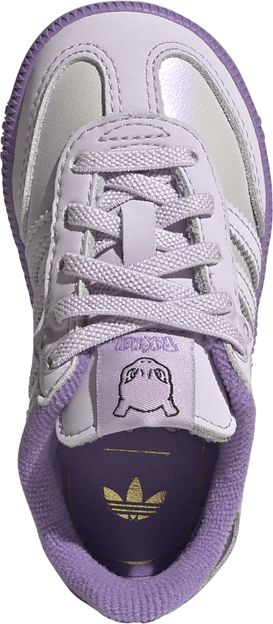 adidas Toddler Samba OG Shoes - Ice Lavender/Ice Lavender/Violet Fusion - View 3