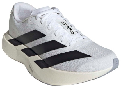 adidas Women's Adizero EVO SL Running Shoes - White/Black/White - View 5