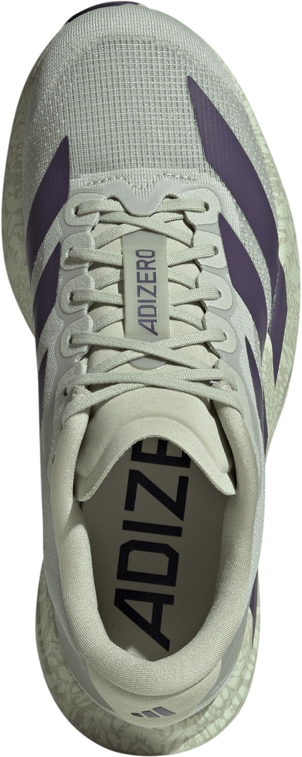 adidas Women's Adizero EVO SL Running Shoes - Halo Green/Trace Purple/Sandy Pink - View 2