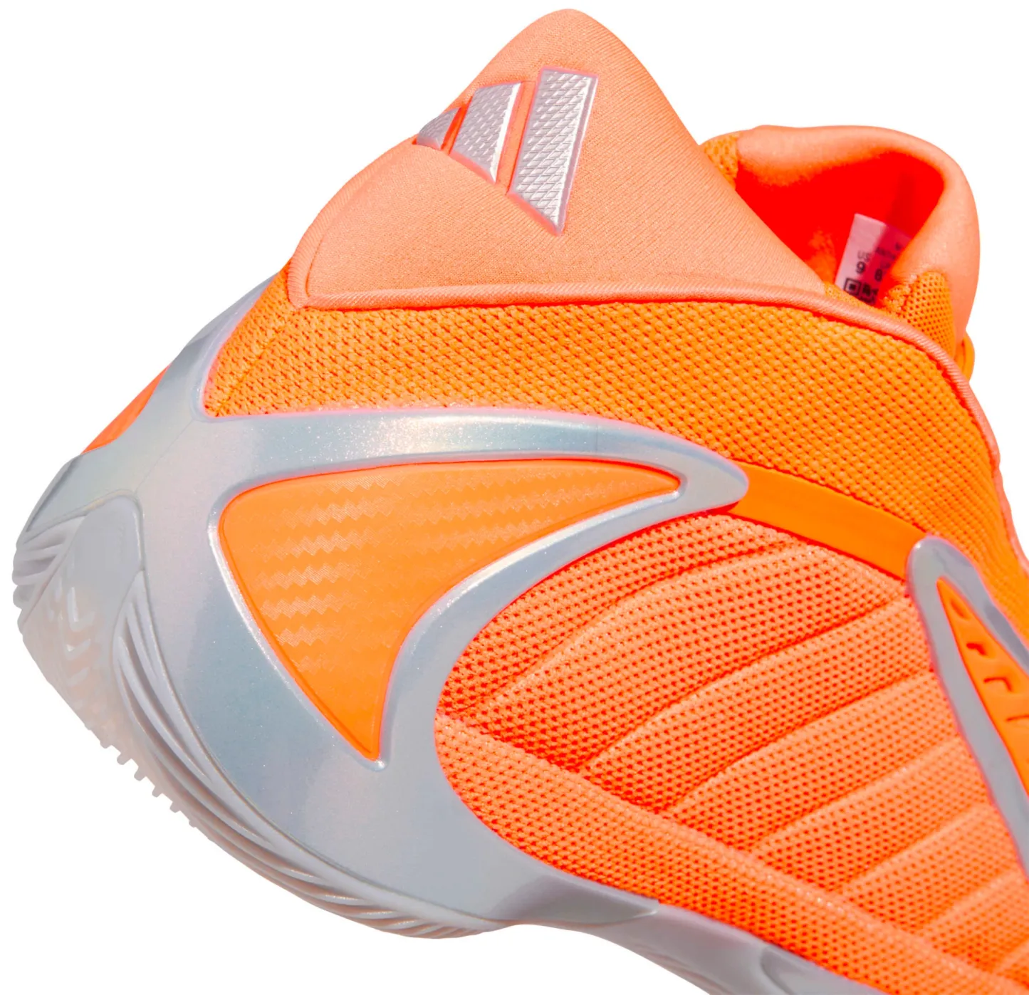 adidas Anthony Edwards 2 'All-Star' Basketball Shoes - Lucid Orange/Silver/Grey - View 8