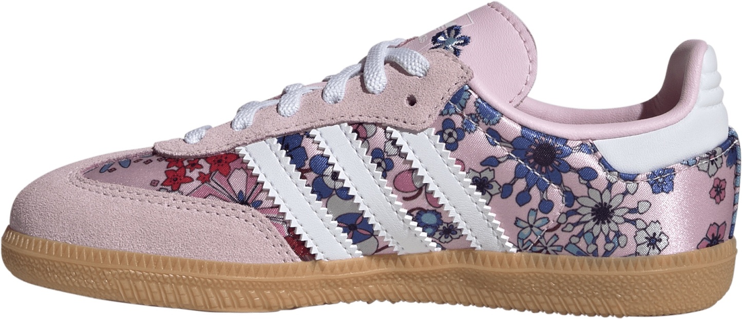 adidas Kids' Preschool Samba OG Shoes - Clear Pink/White/Gum - View 4