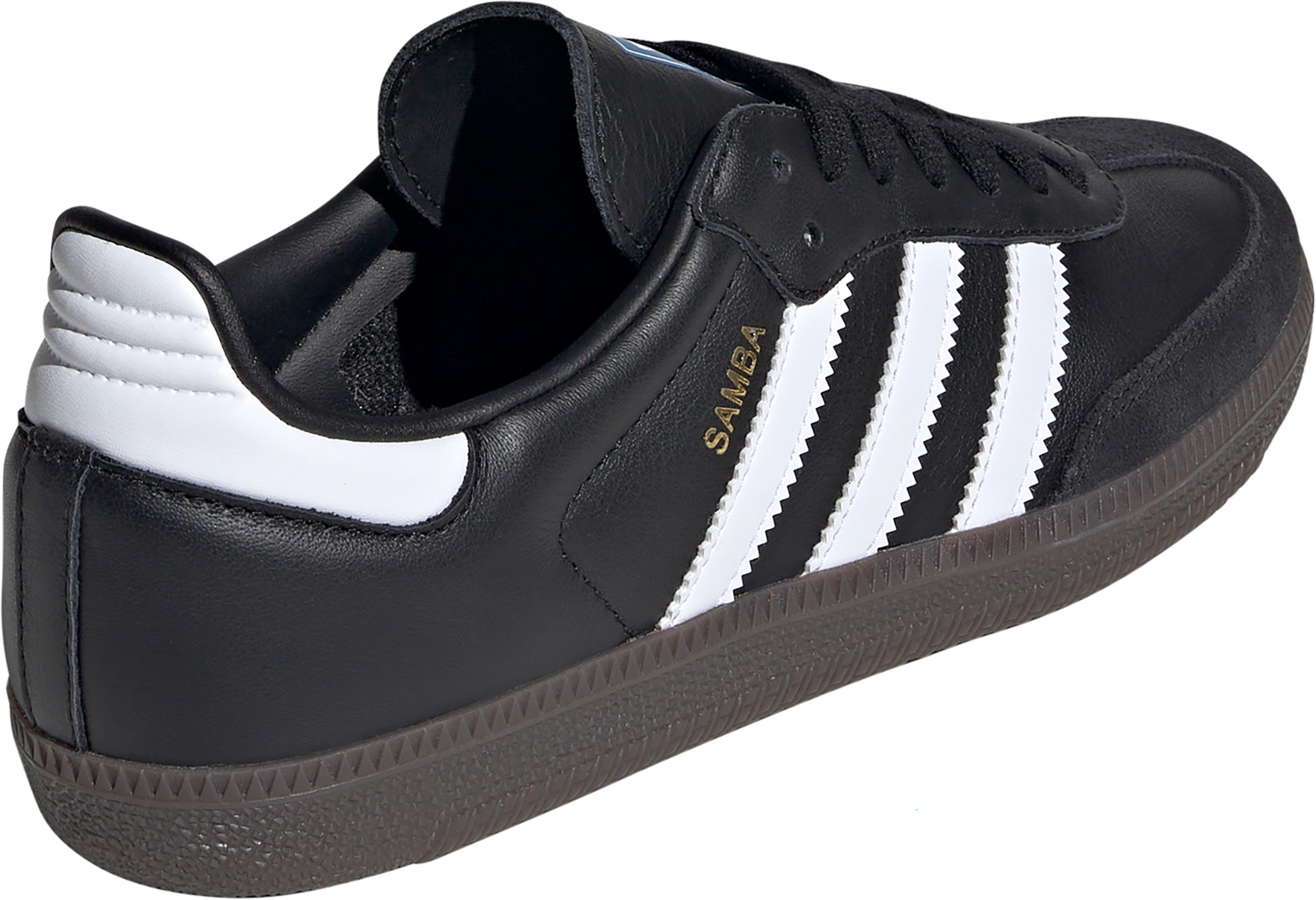adidas Women's Samba OG Shoes - Black/White/Gum - View 5