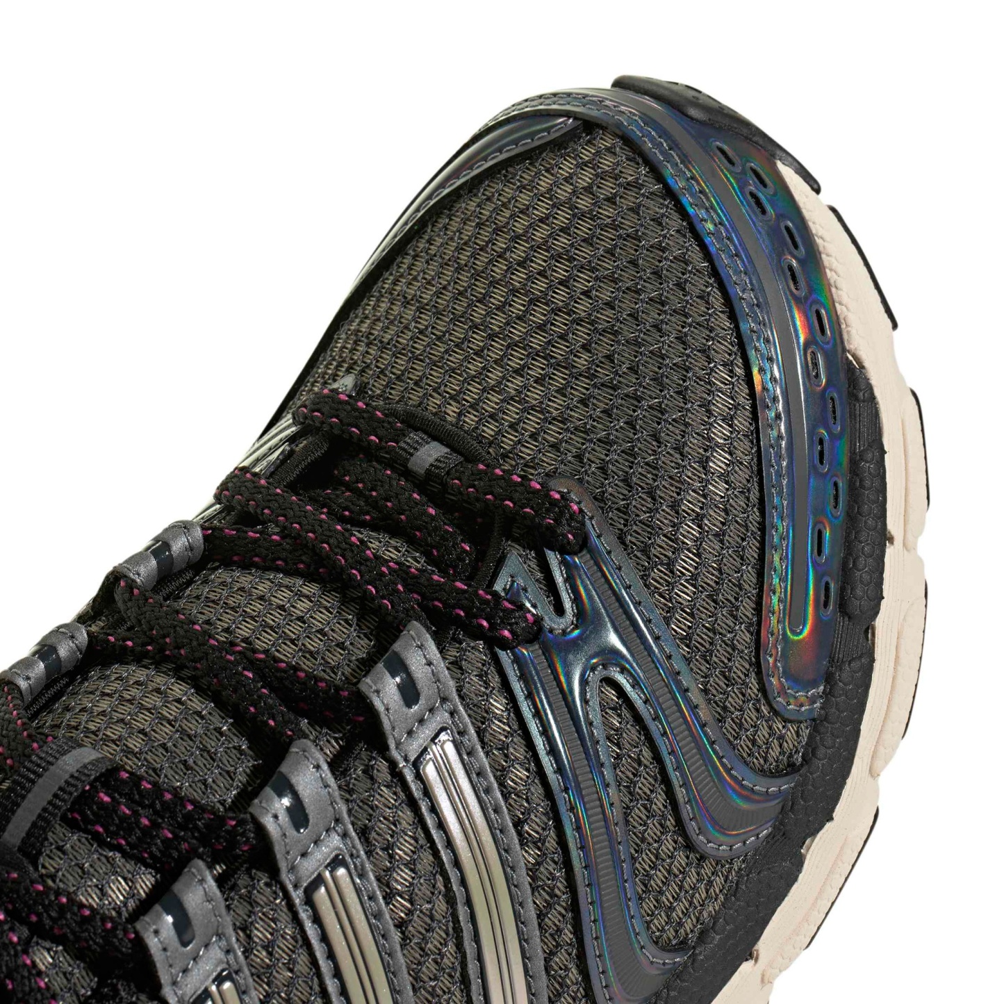 adidas Men's Adistar Control 5 Shoes - Black/Khaki/Semi Lucid Fuchsia - View 8