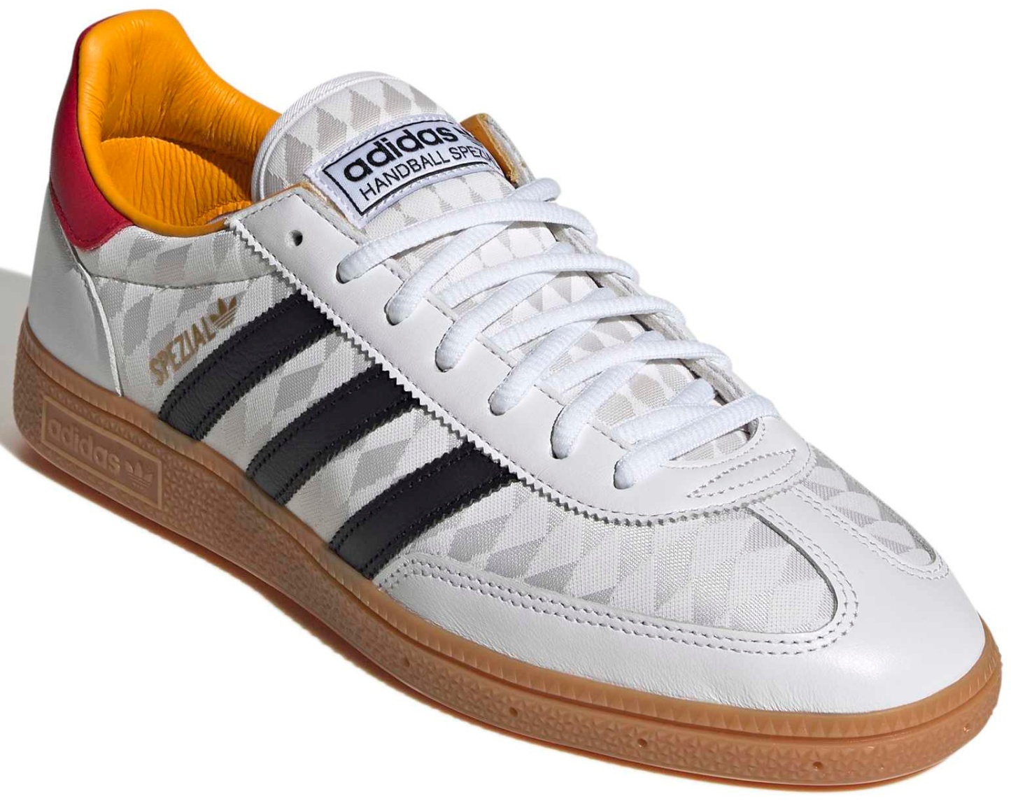 adidas Men's Handball Spezial Shoes - Ftwr White/Core Black/None - View 5