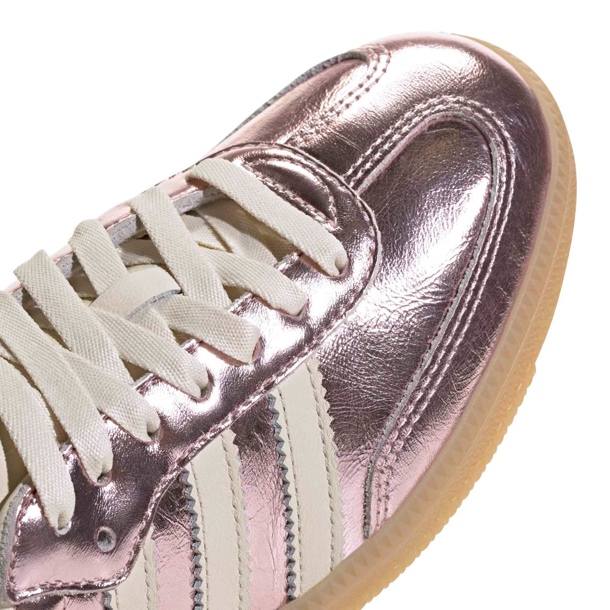adidas Women's Samba OG Shoes - Crackle Mtlc Wondr Quartz - View 7