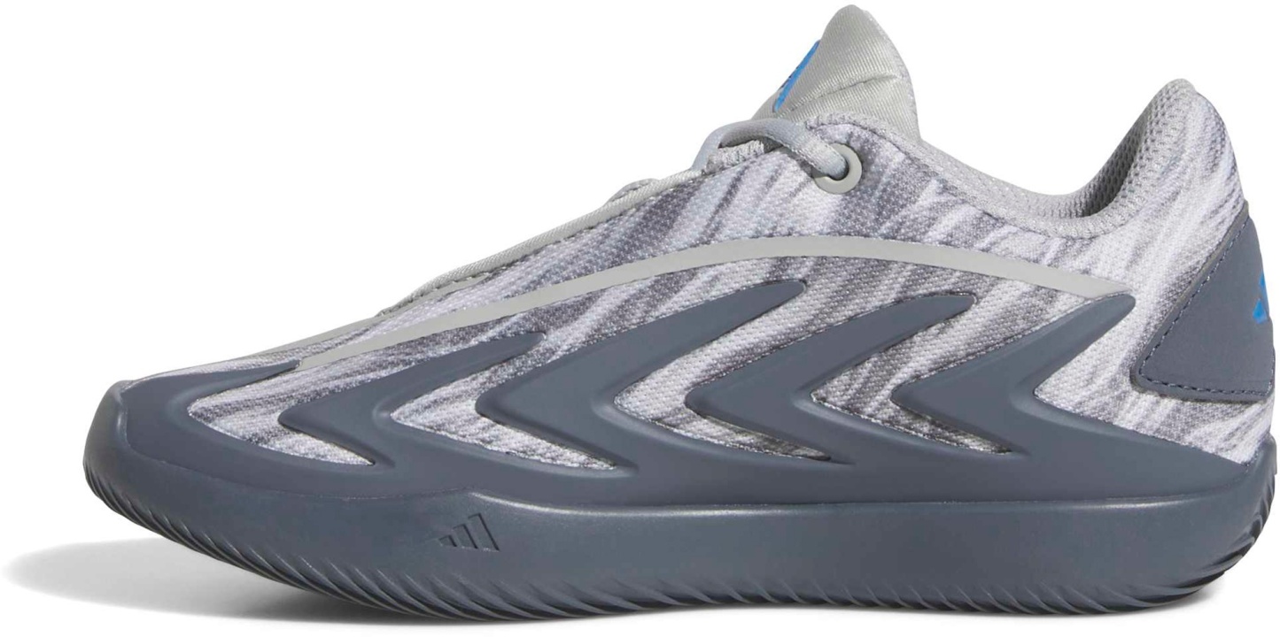 adidas Kids' Preschool Anthony Edwards 3 'Snow Camo' Basketball Shoes - Stone/Onix/Night Grey - View 4