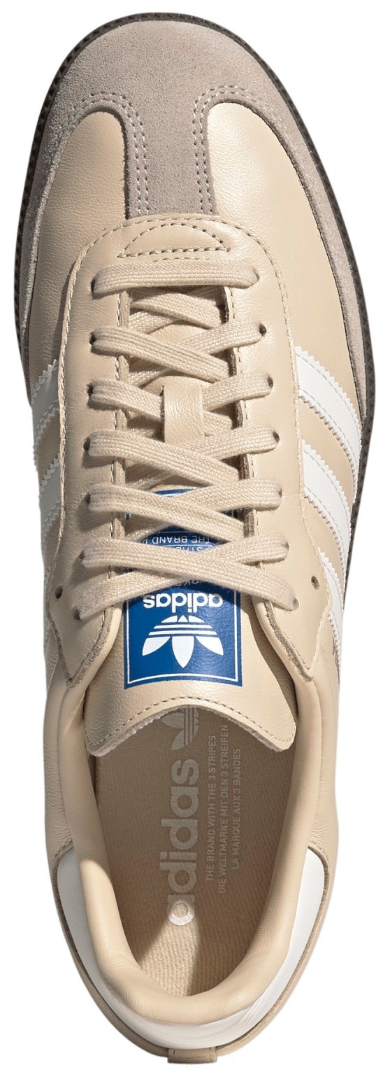 adidas Samba OG Shoes - Sand Strata/White/Gum - View 2