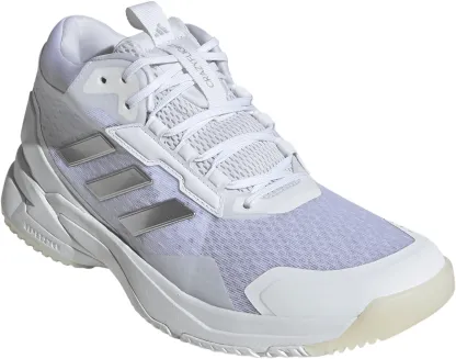 adidas Women's Crazyflight 5 Mid Volleyball Shoes - White/Silver - View 7