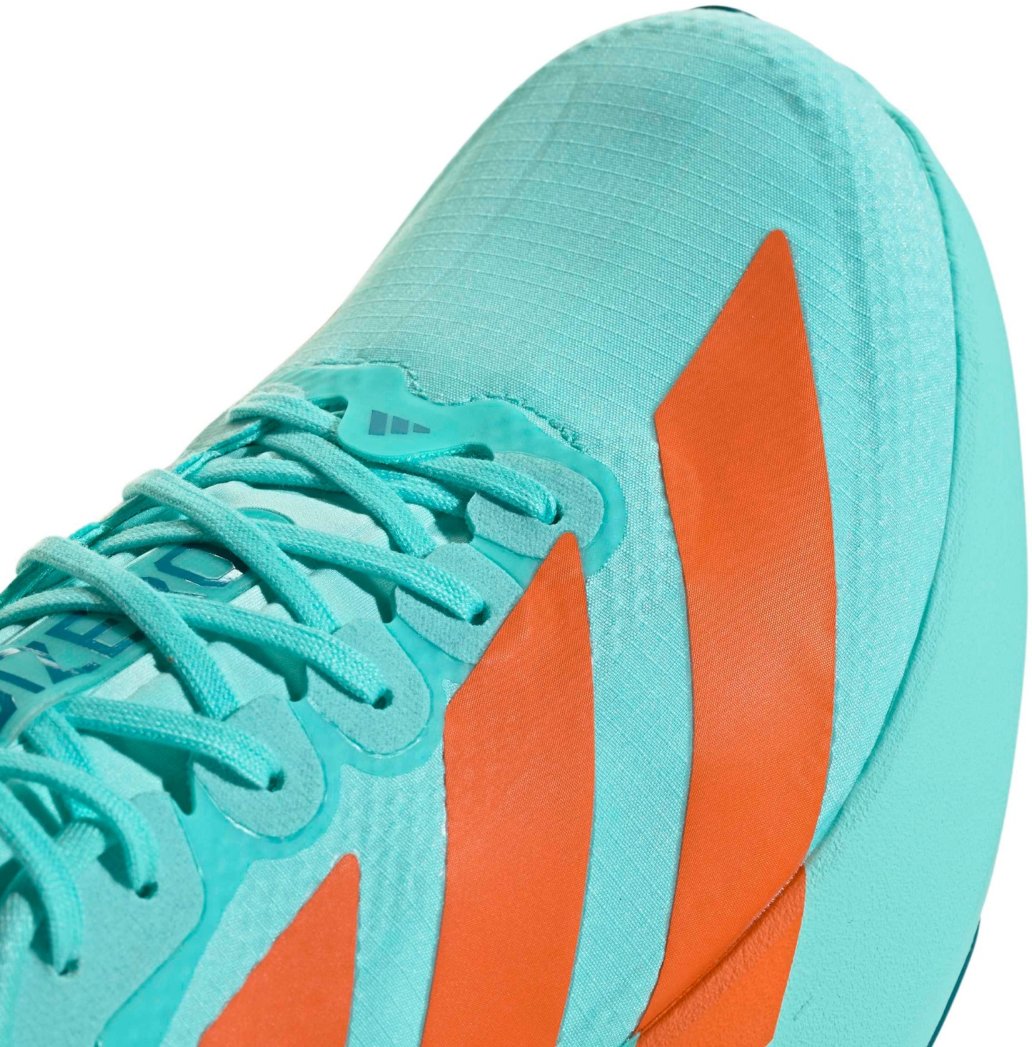 adidas Men's Adizero EVO SL Woven Running Shoes - Flash Aqua/Impct Orange/Arctic - View 7