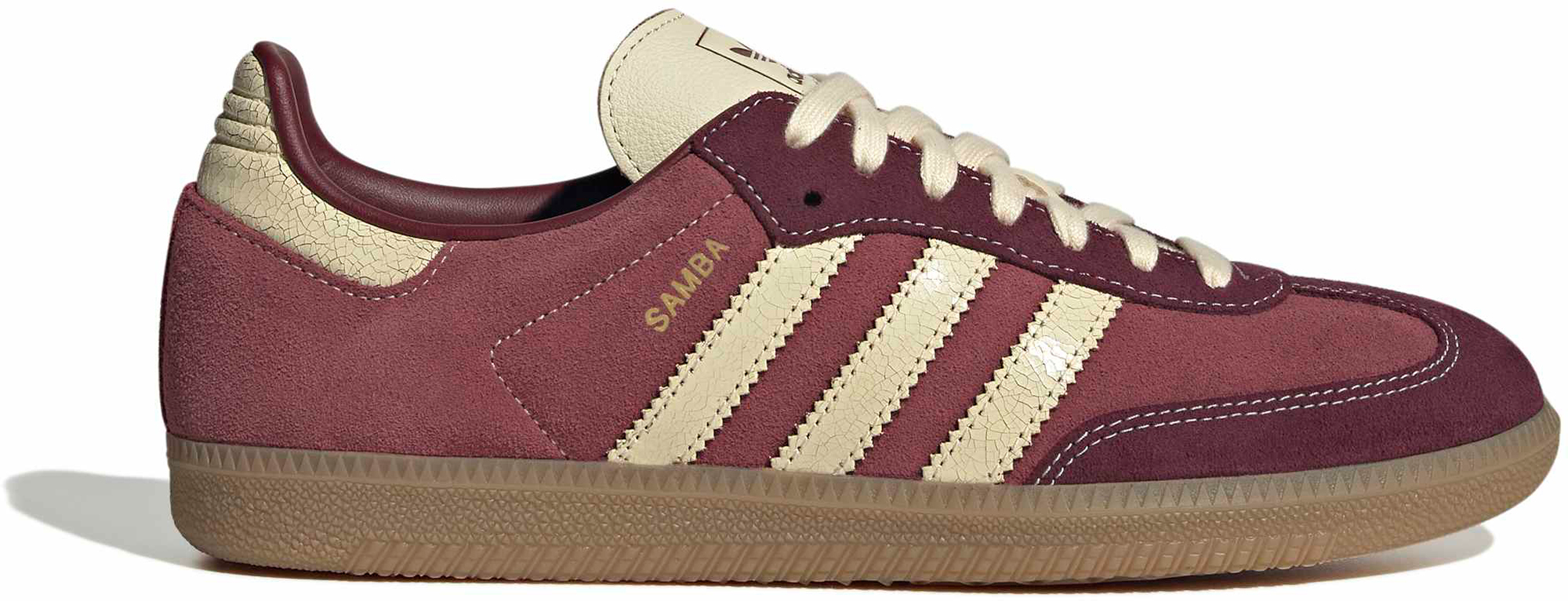 adidas Samba OG Shoes - Vint Red/Vanilla - View 1
