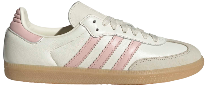 adidas Women's Samba OG Shoes - Off White/Sandy Pink/Gum 3 - View 1