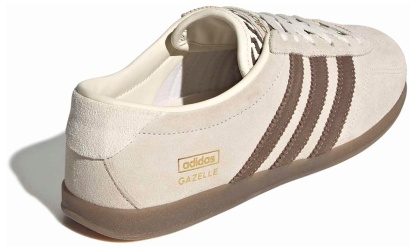 adidas Originals Women's Gazelle Lo Pro Shoes - Off White/Earth Strata - View 5