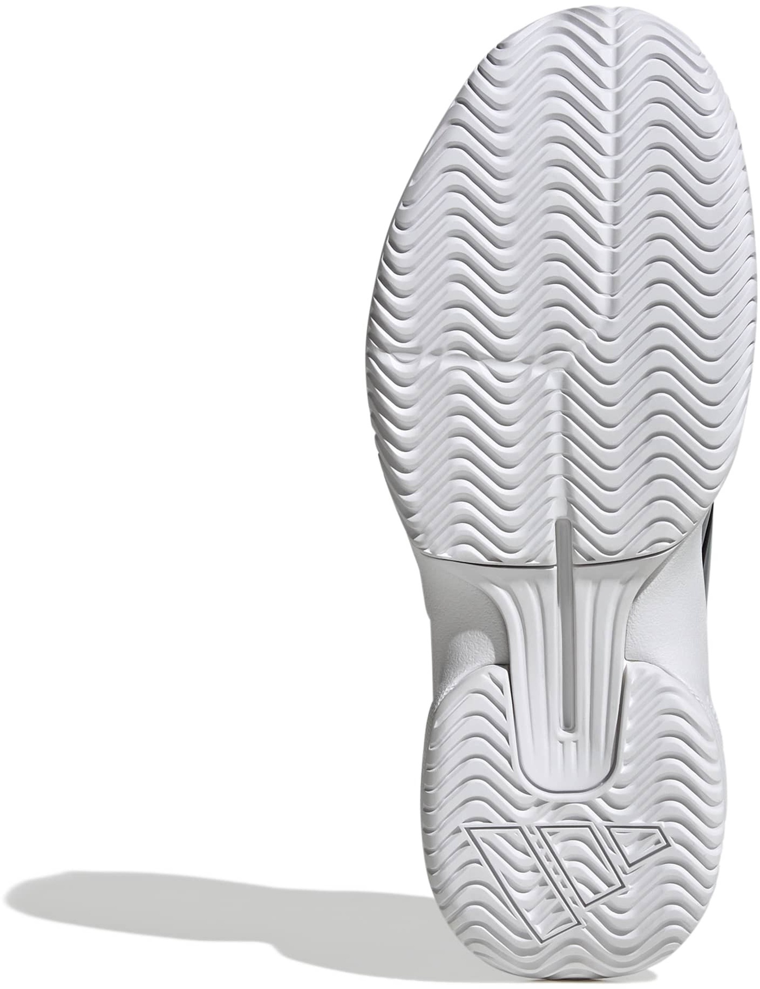 adidas Women's GameCourt 3 All Court Tennis Shoes - Core Black/Silver Met./Ftwr White - View 3