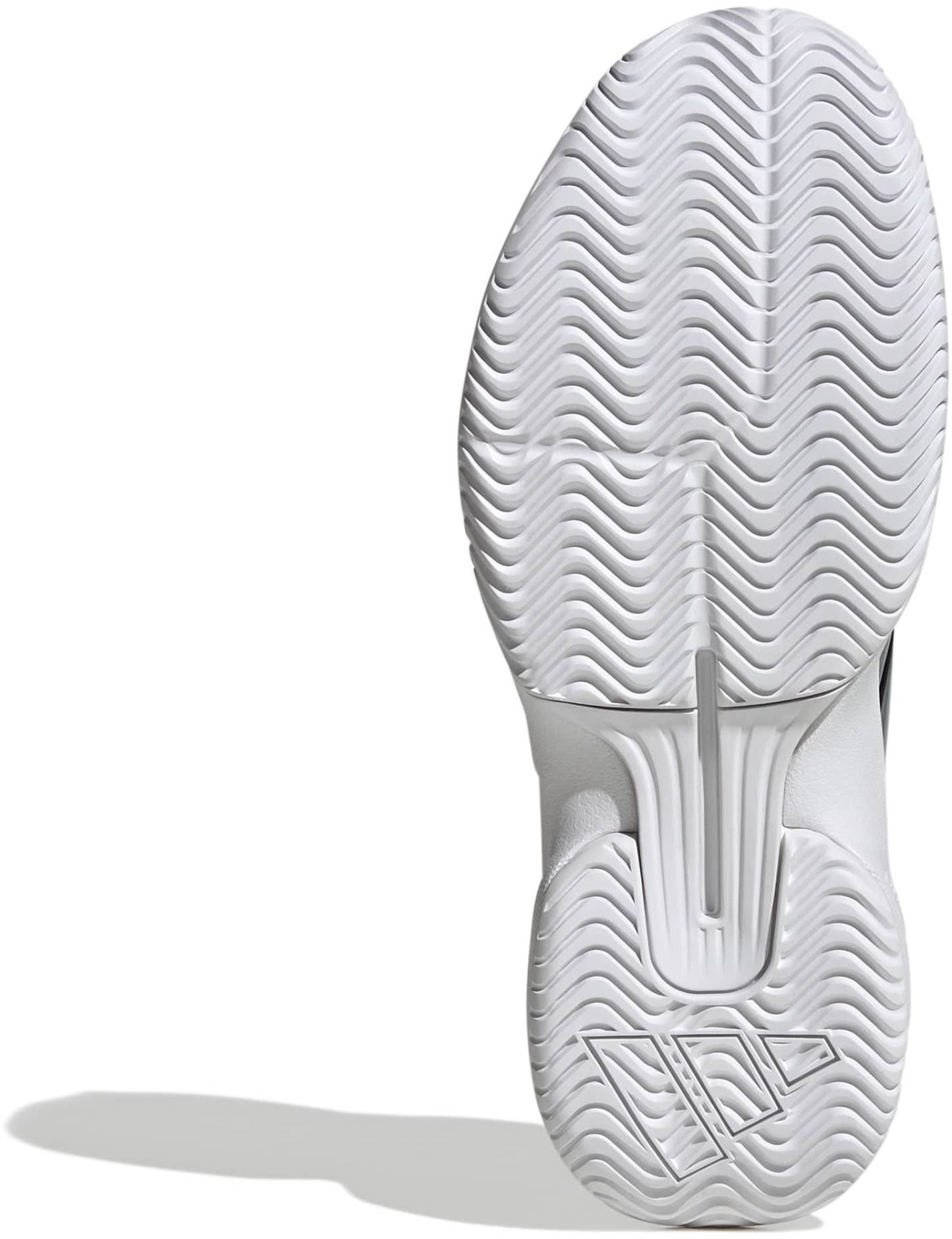 adidas Women's GameCourt 3 All Court Tennis Shoes - Core Black/Silver Met./Ftwr White - View 3