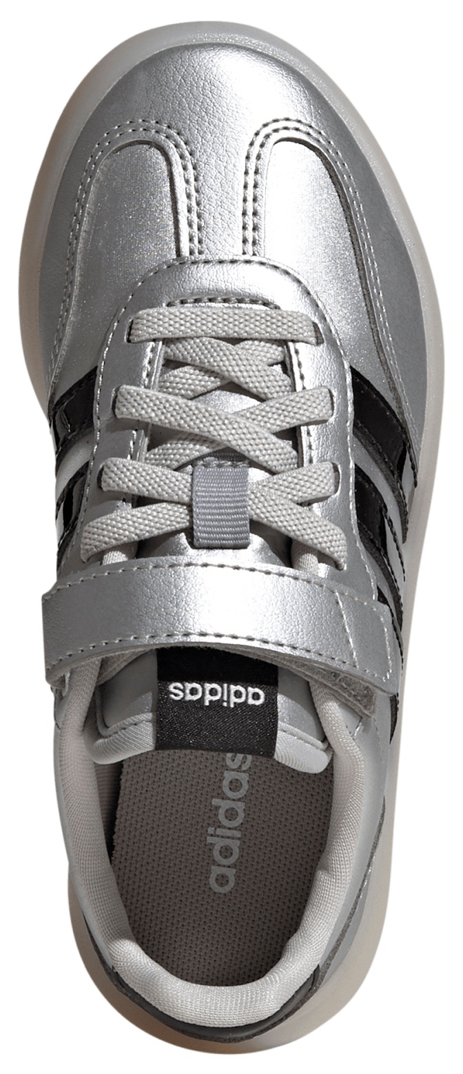 adidas Kids' Preschool Barreda Decode Shoes - Silver Met/Core Black/Chalk White - View 2