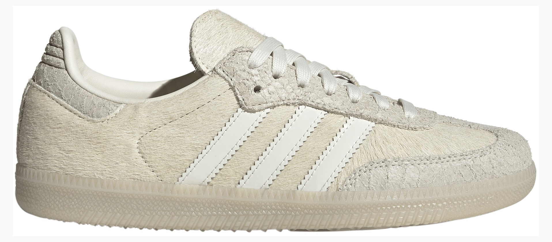 adidas Women's Samba OG Shoes - Off White/Off White/Crystal Linen - View 1