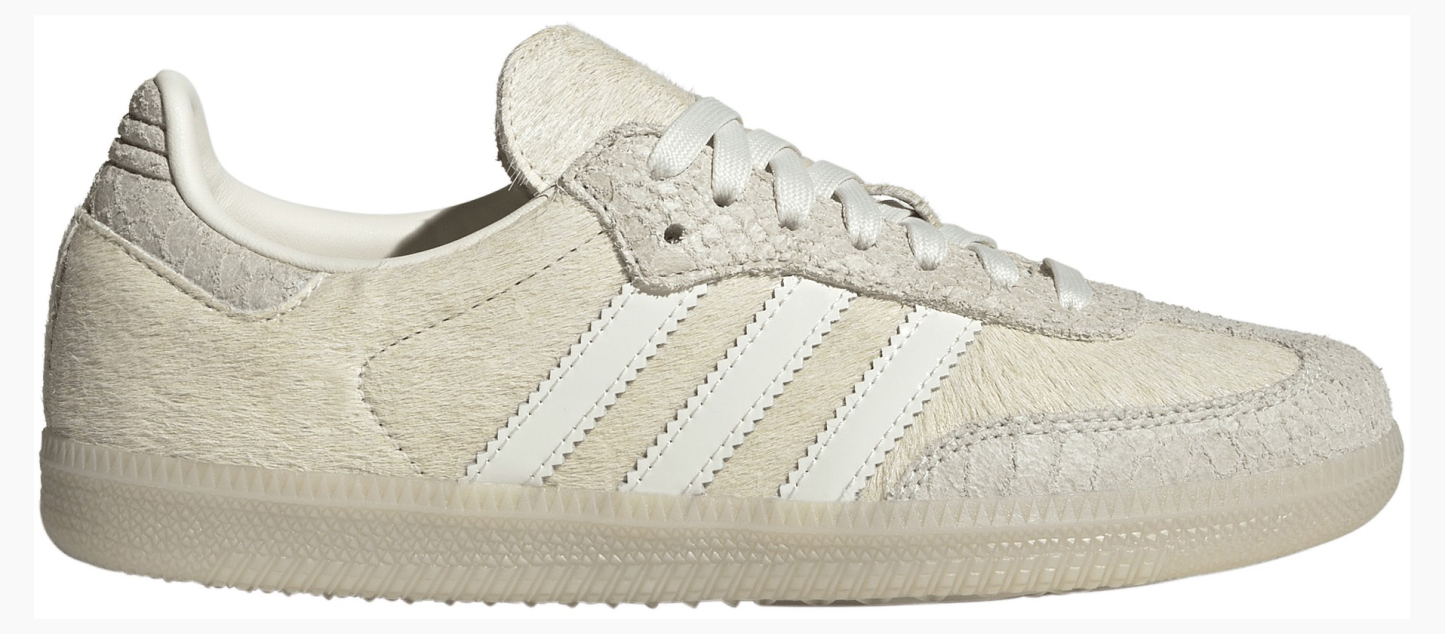 adidas Women's Samba OG Shoes - Off White/Off White/Crystal Linen - View 1