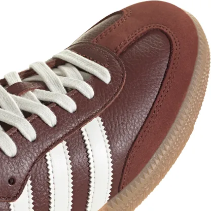 adidas Samba OG Shoes - Fox Brown/Off White/Gum - View 8