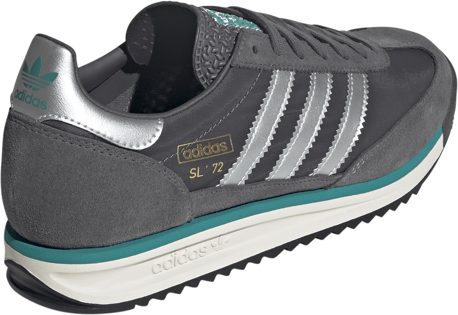 adidas Men's SL 72 RS Shoes - Grey/Metallic Silver - View 6