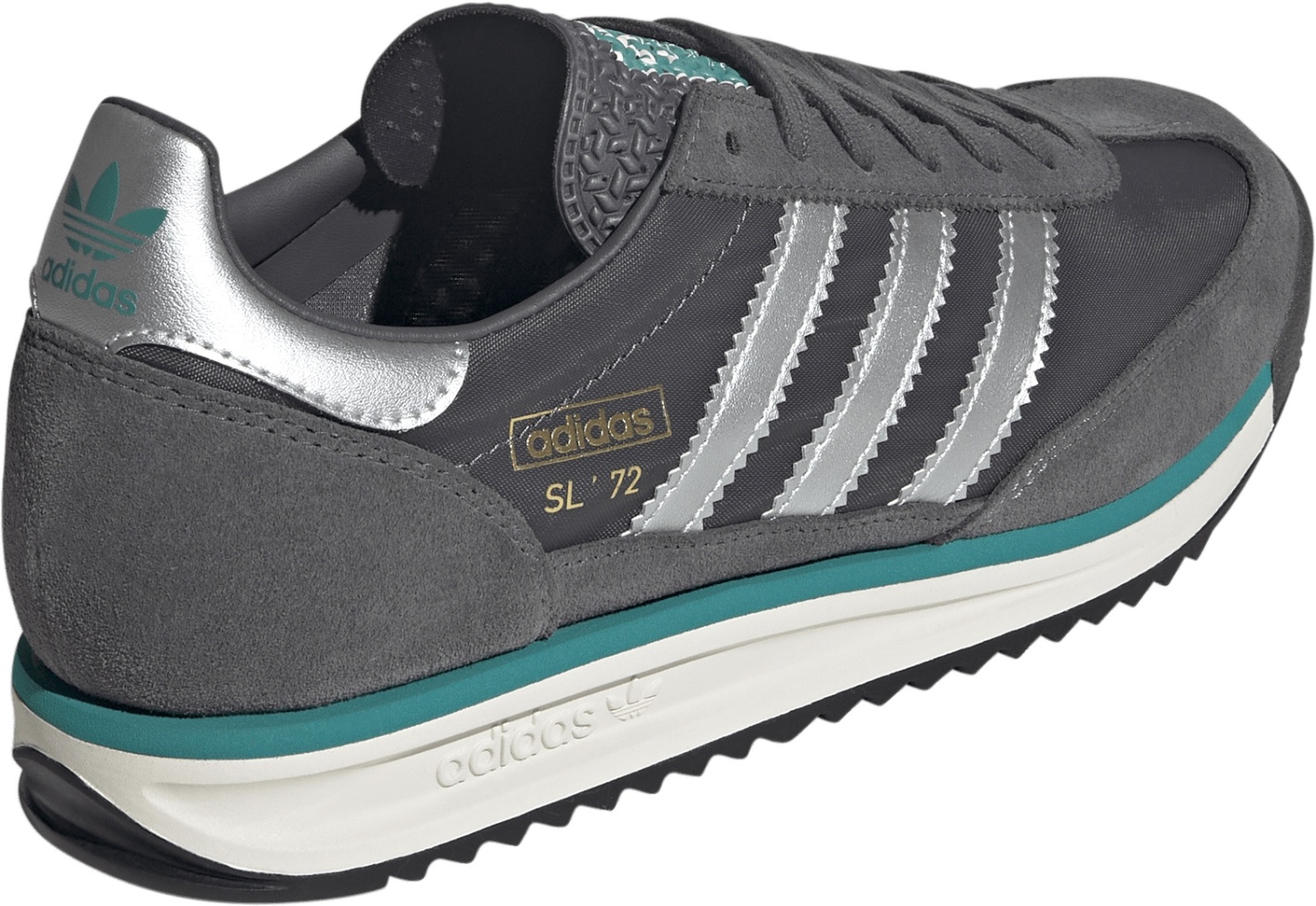 adidas Men's SL 72 RS Shoes - Grey/Metallic Silver - View 6