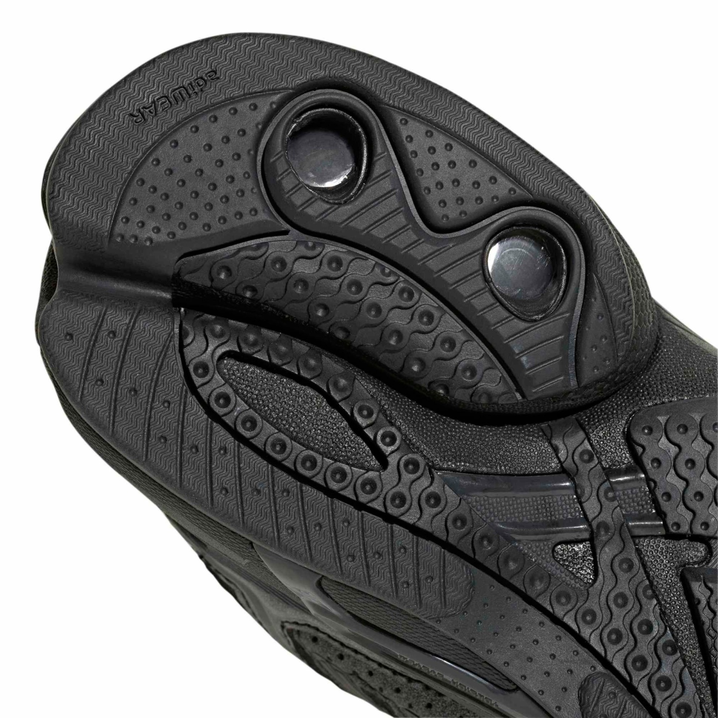 adidas Kids' Grade School AdiStar Control 5 Shoes - Core Black/Carbon/Grey Five - View 7