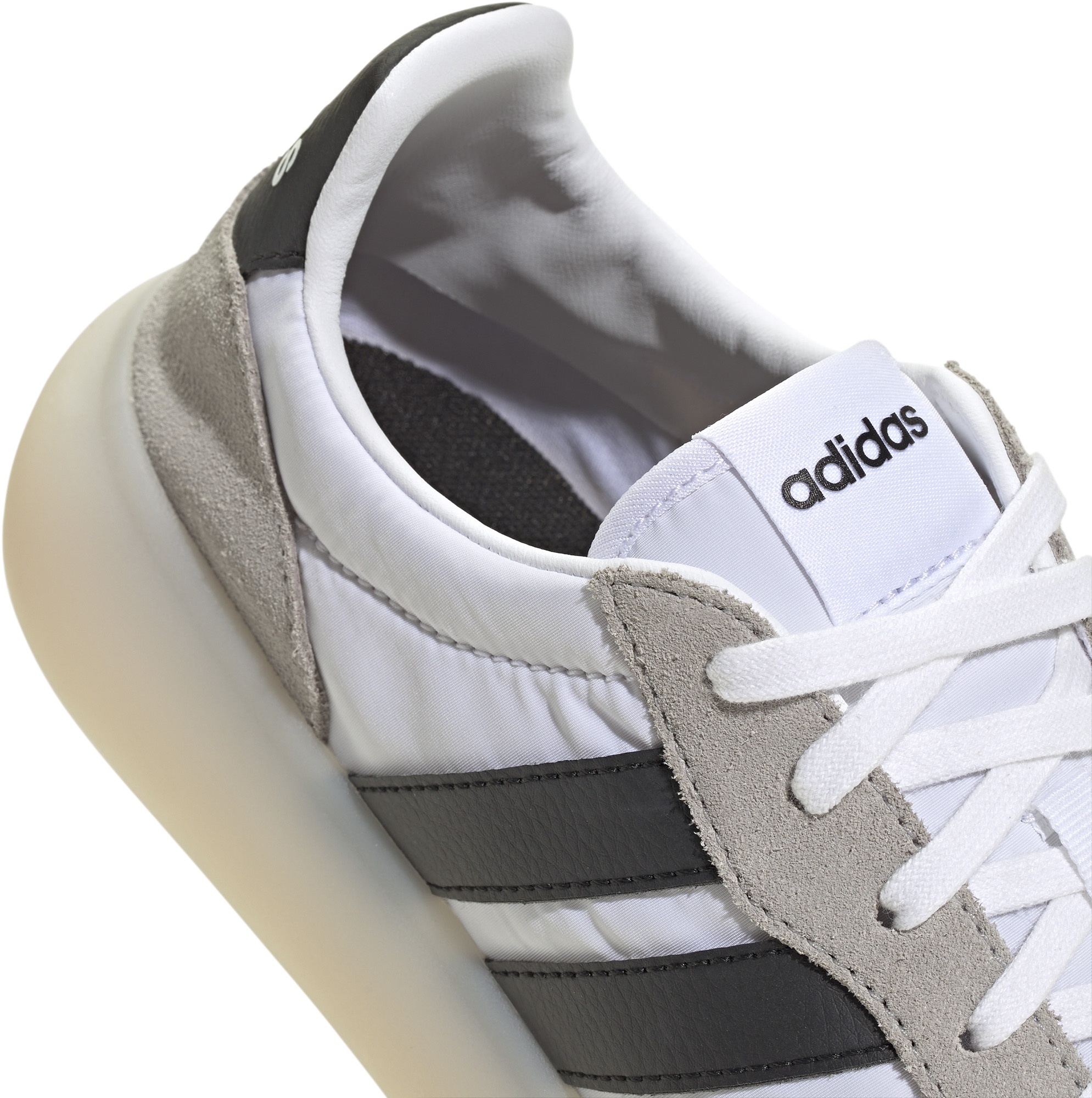 adidas Women's Barreda Decode Shoes - White/Black/White - View 4