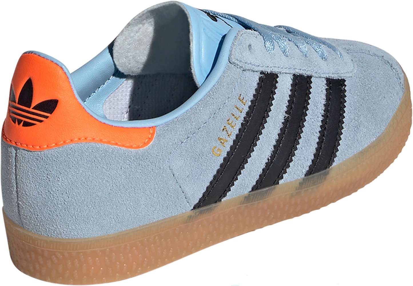 adidas Kids' Preschool Gazelle Shoes - Sky Blue/Black - View 5