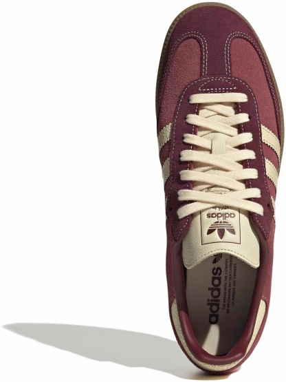 adidas Samba OG Shoes - Vint Red/Vanilla - View 2