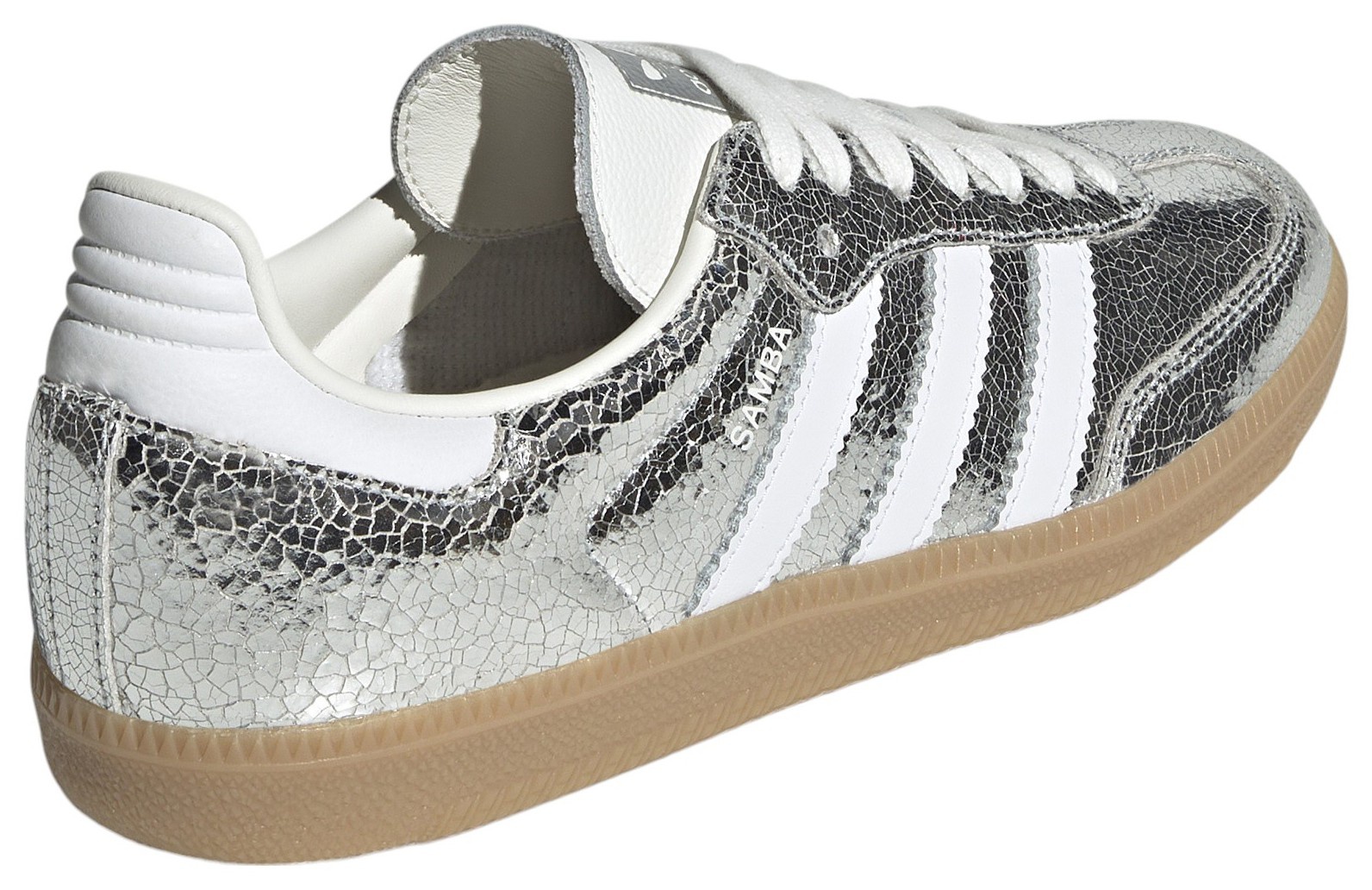 adidas Women's Samba OG Shoes - Silver/Silver - View 7