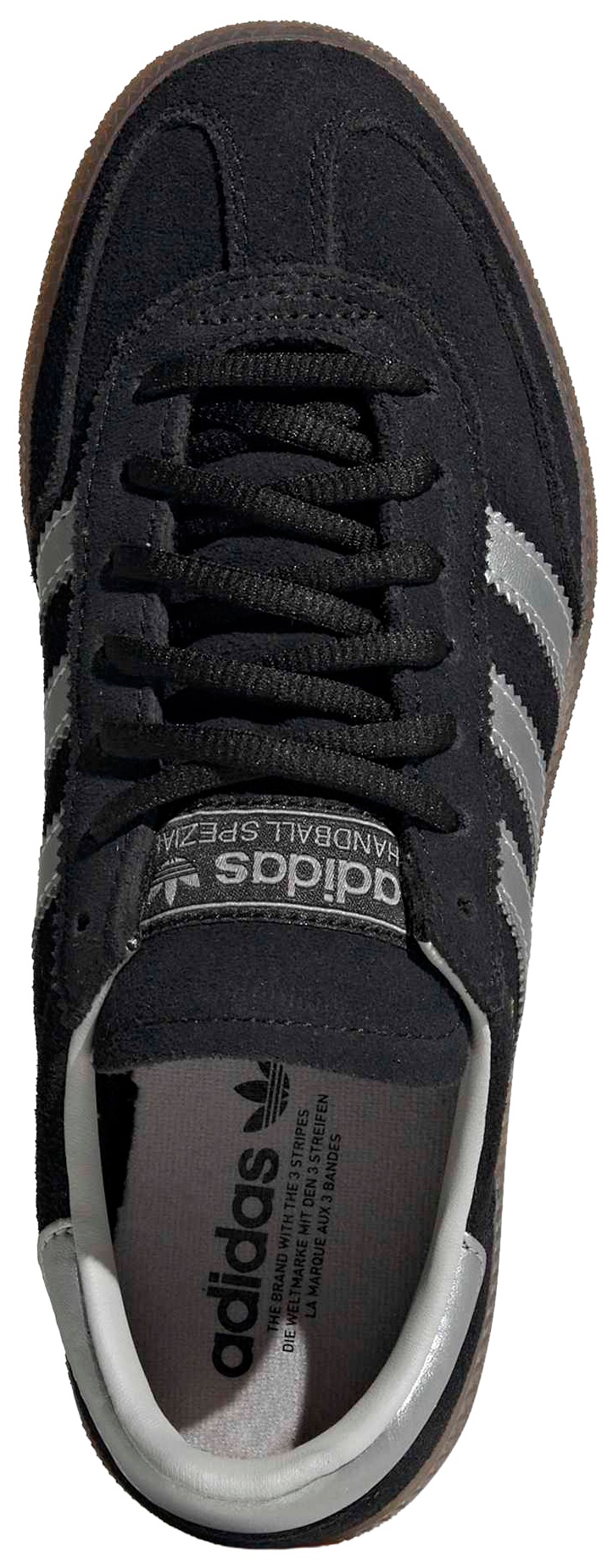 adidas Kids' Grade School Handball Spezial Shoes - Grey/Black/Black - View 2