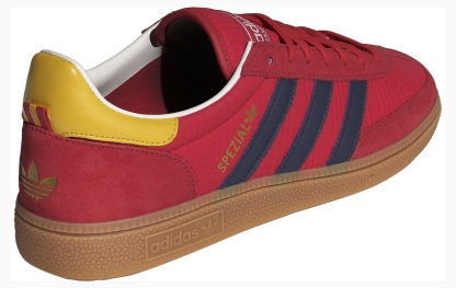 adidas Men's Handball Spezial Shoes - Collegiate Red/Night Indigo/Bold Gold - View 5