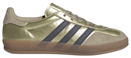 adidas Women's Gazelle Indoor Shoes - Gold/Aurora Onx/Wndr Crgo - View 1