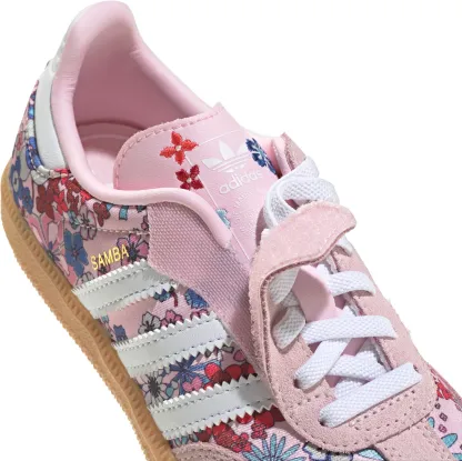 adidas Kids' Preschool Samba OG Shoes - Clear Pink/White/Gum - View 7