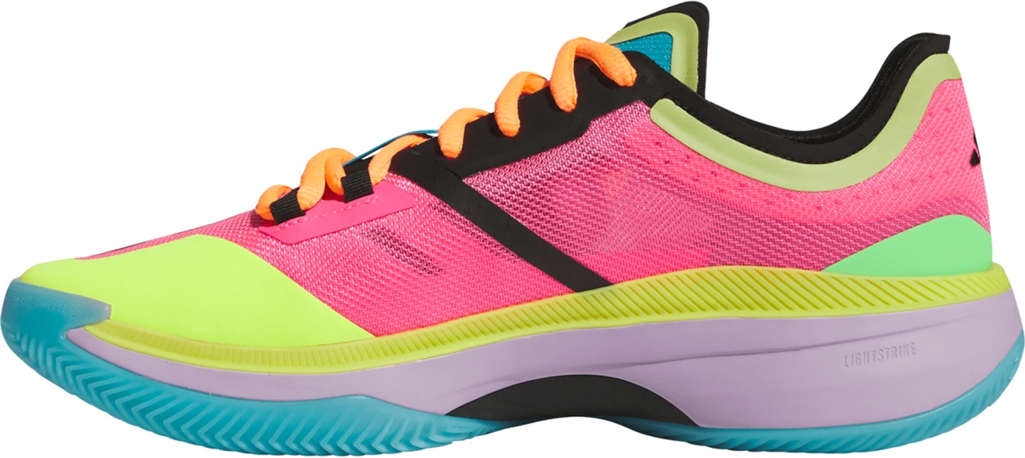 adidas Adizero Select 3.0 Basketball Shoes - Black/Multi Color - View 4
