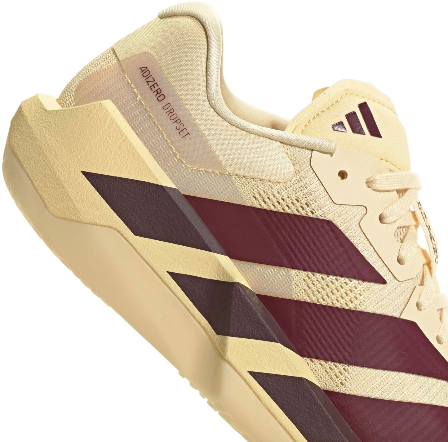 adidas Women's Adizero Dropset Pro Training Shoes - Warm Vanilla/Maroon - View 8